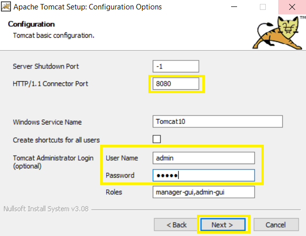 Apache Tomcat Configuration Options